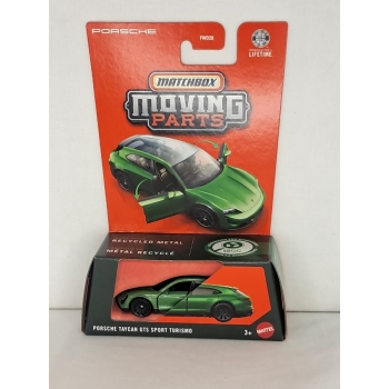 Matchbox 1:64 Moving Parts - Porsche Taycan GTS Sport Turismo green